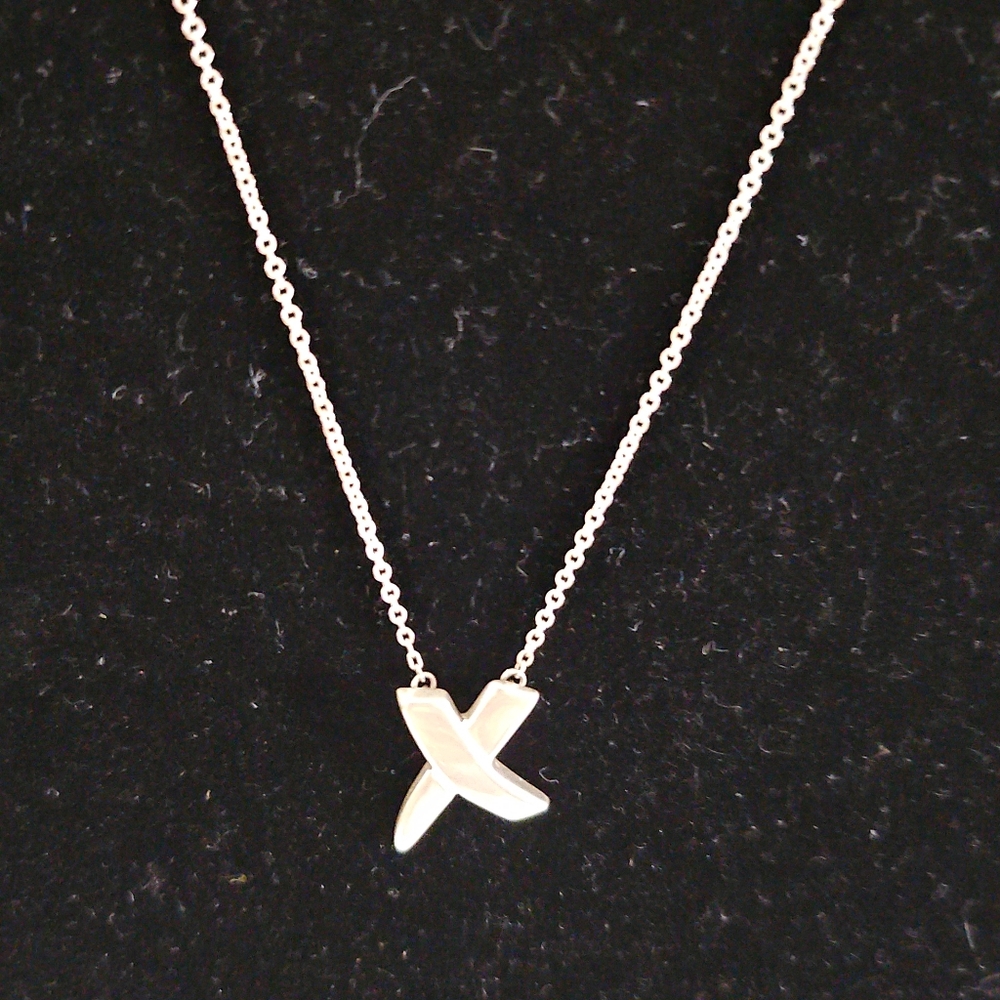 Tiffany & Co. Sterling silver Paloma Picasso X necklace